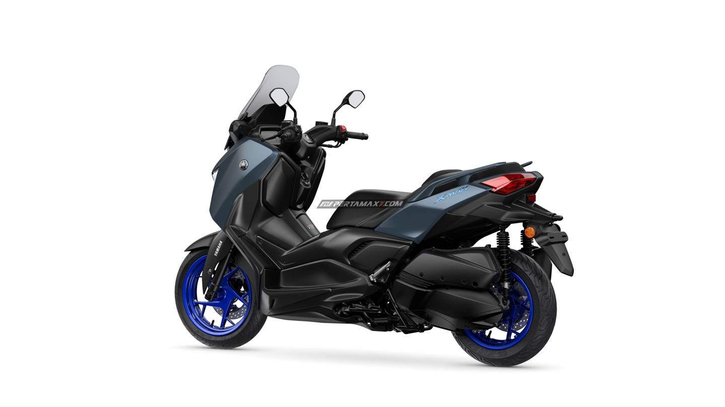 Detail New Yamaha XMAX Facelift 2023 Icon Blue : Foto 360 Derajat ...